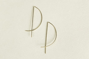 simple yet fancy soft gold-filled earring for any time of a year