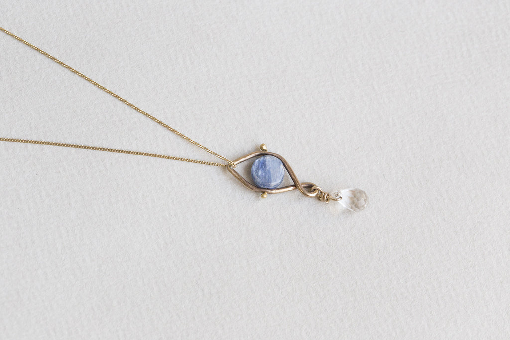 this necklace is delicate in form but has absolutely mesmerizing impact