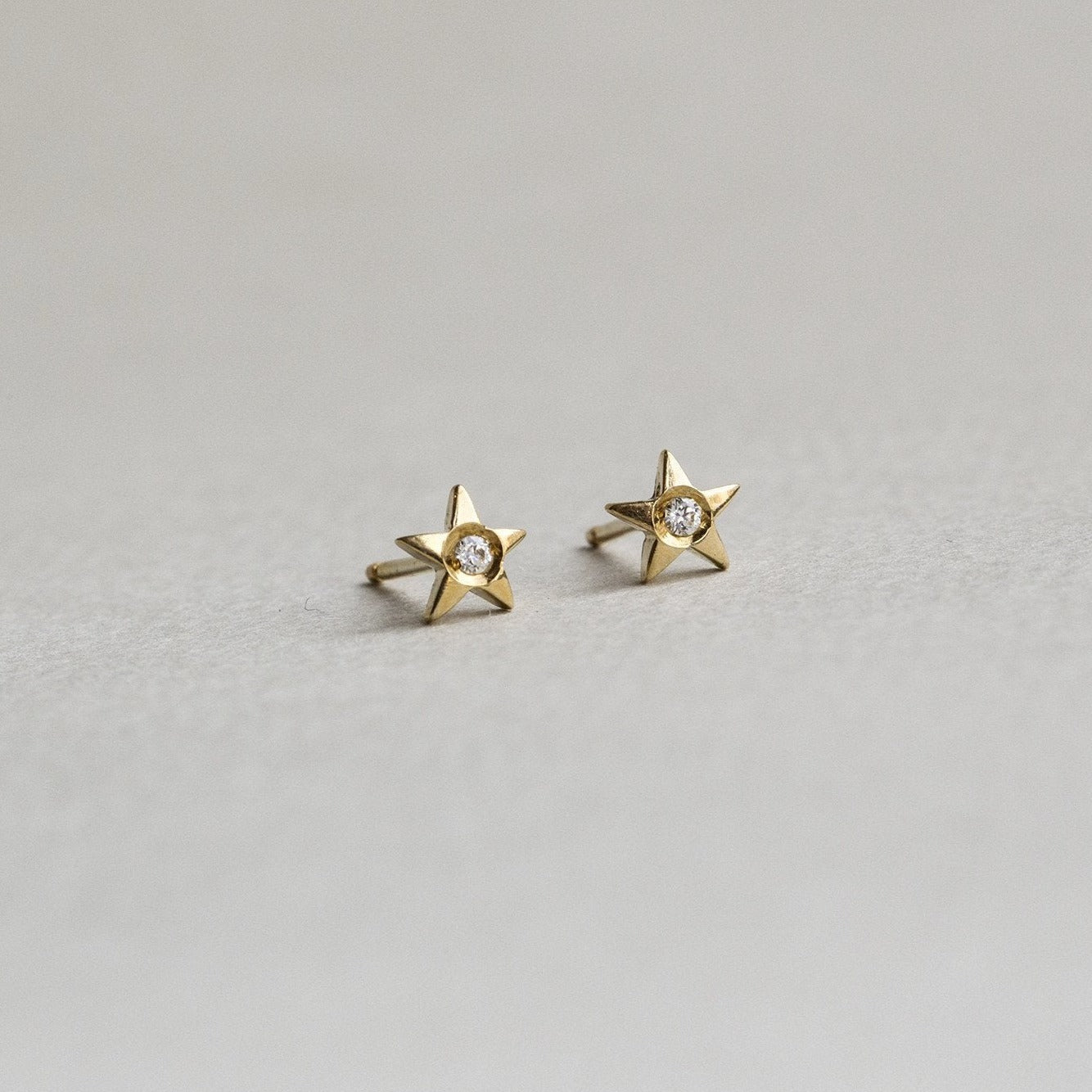 cheap as chips real gold star studs