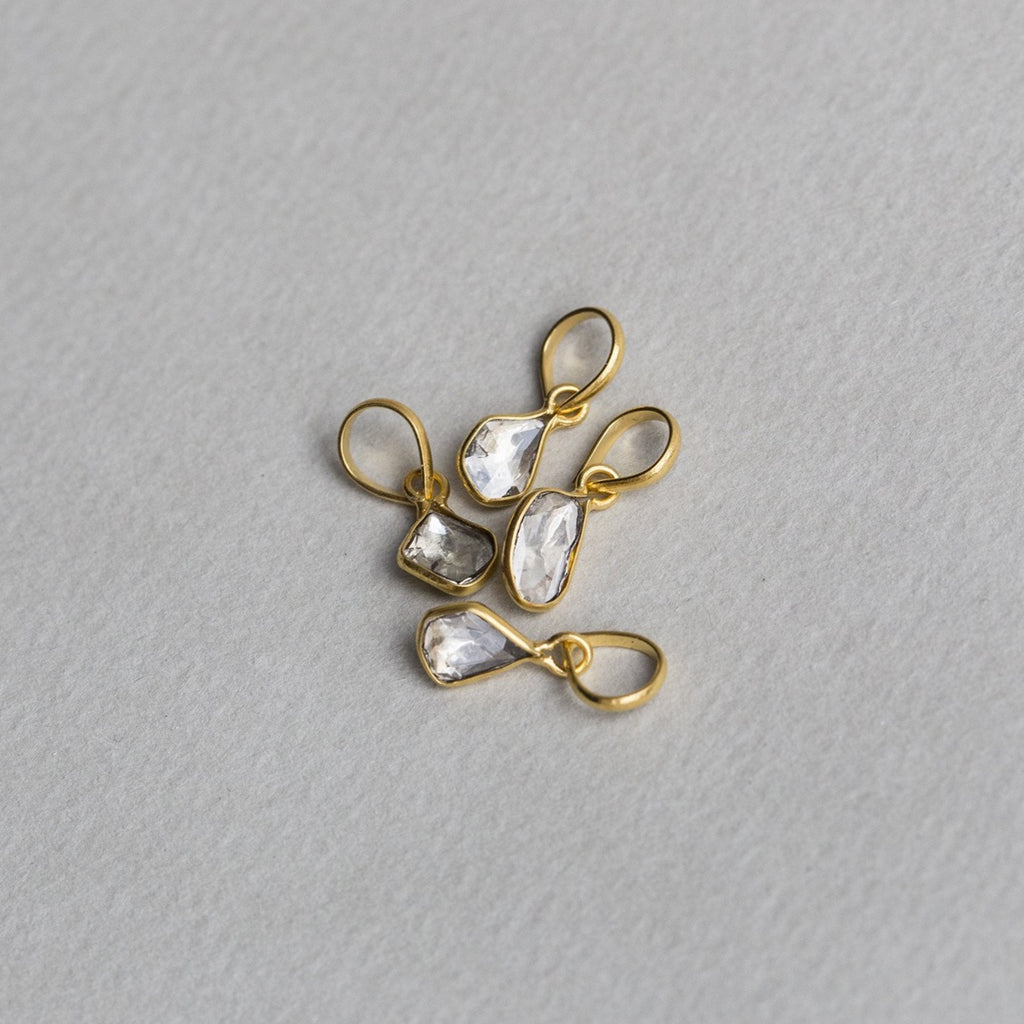 each charm is unique in terms of their shape, but never in terms of their quality