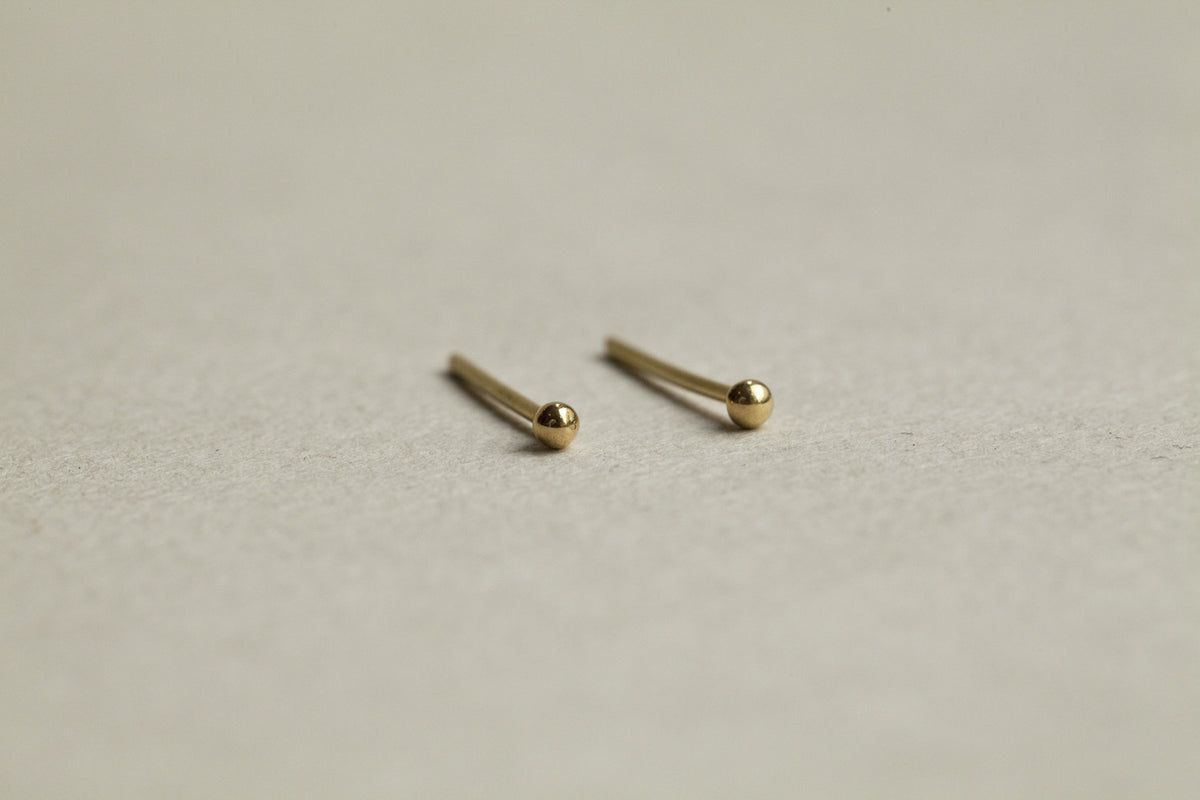 simple but stunning - blob earrings
