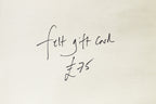 £75 felt Gift Card