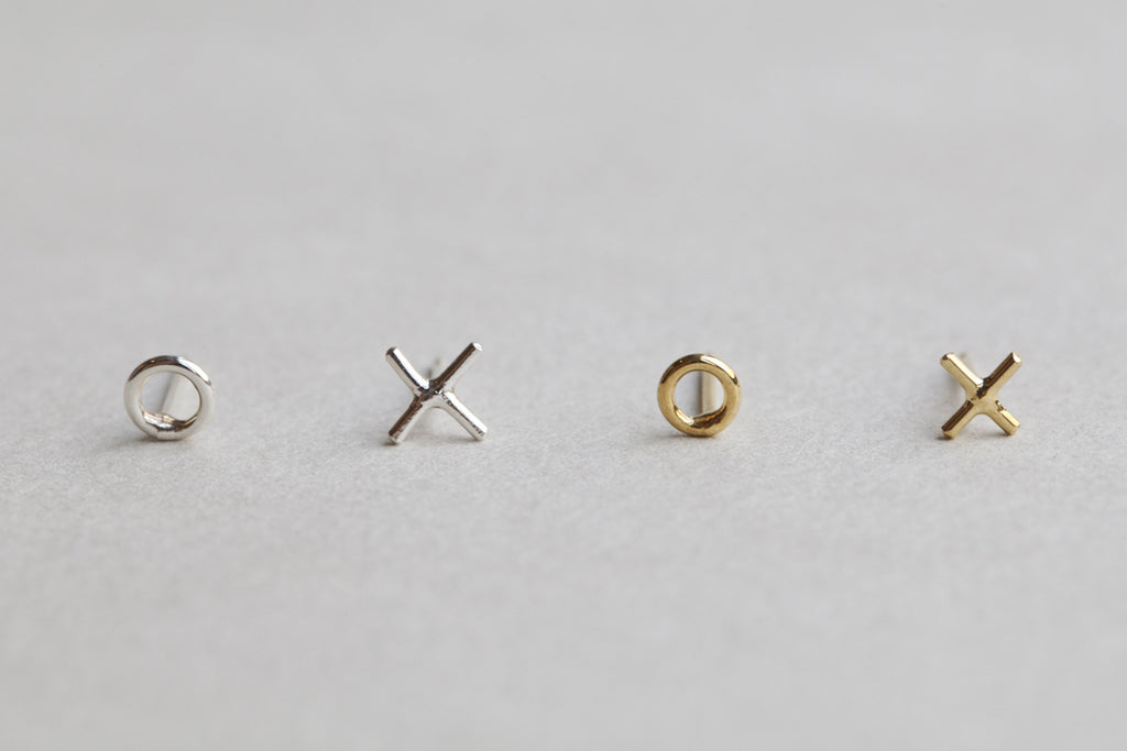 "Hugs and Kisses" are hand made which gives them an alluring imperfect form