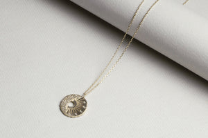 Sun and Moon Medal Necklace