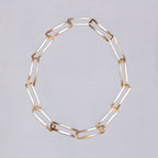 18ct Gold Hammered Necklace