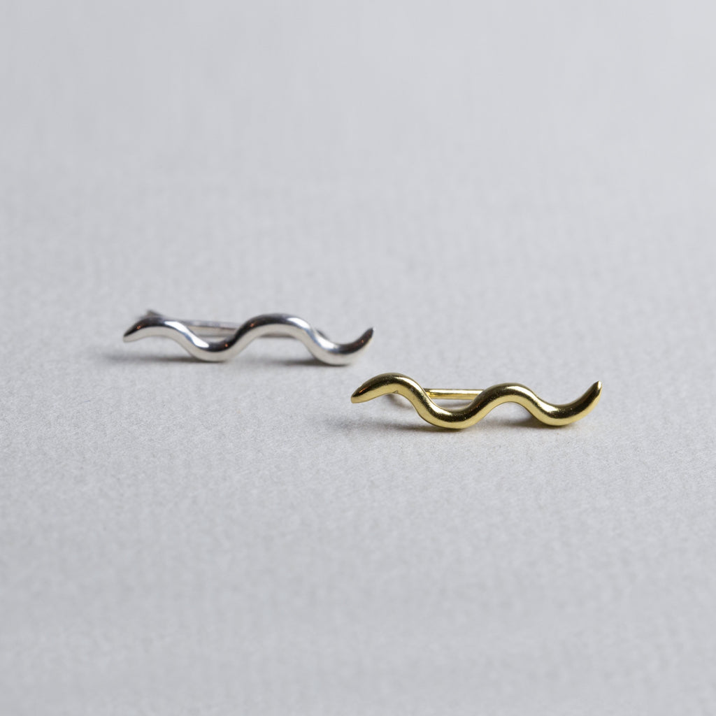 Gold and Silver Climber Earslide