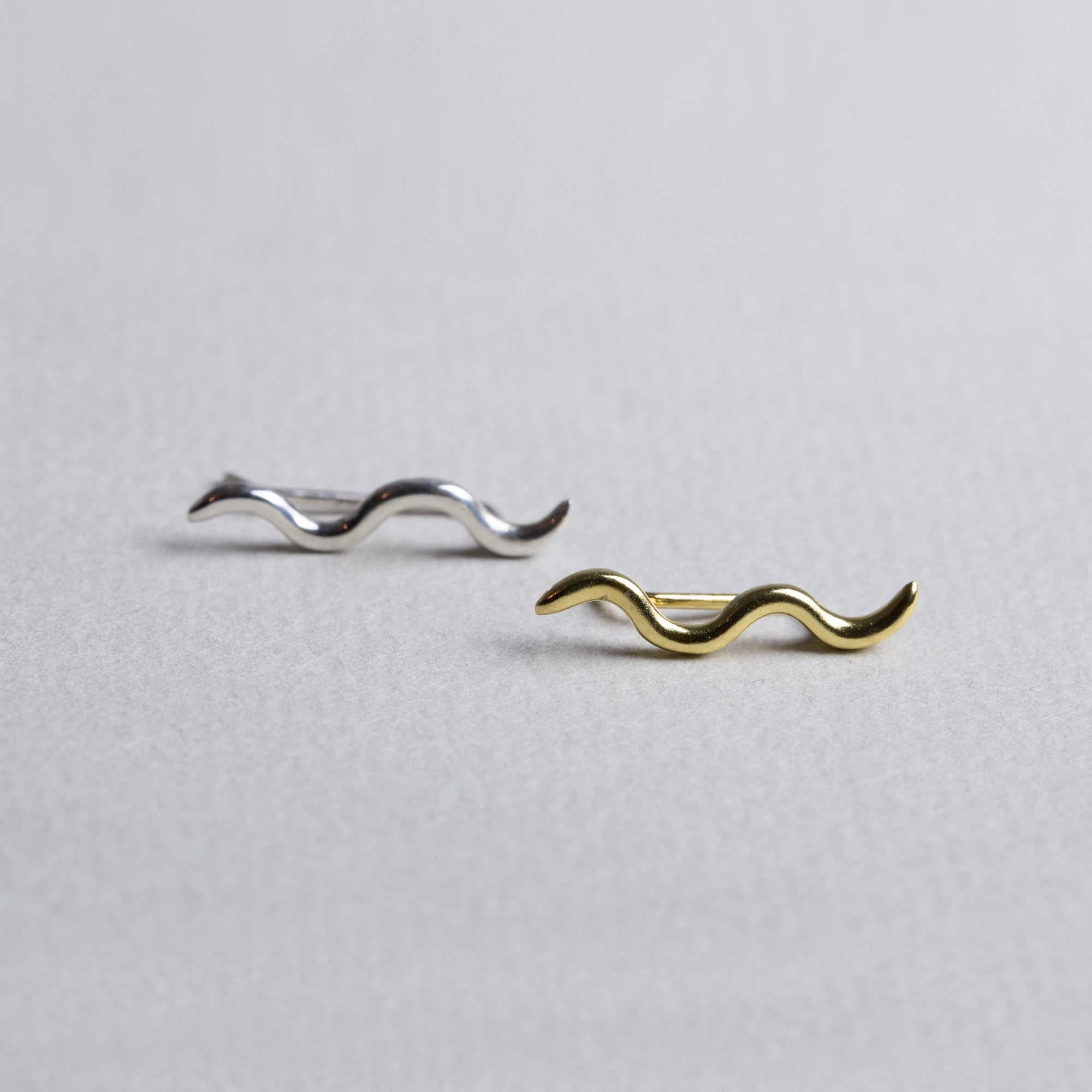 Gold and Silver Climber Earslide