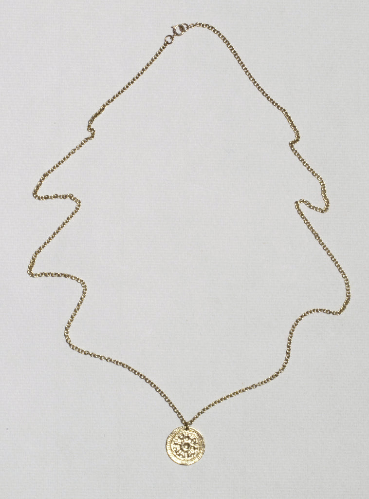 9ct Gold Medal Necklace