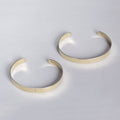 9ct Gold Open Flat Bangle Bracelet