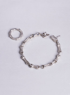 Vintage Sterling Silver Bracelet and Ring