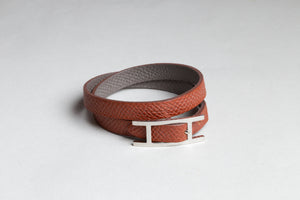 Vintage Hermes "Behapi Double Tour" Bracelet