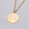Astral Reversible Zodiac Necklace with Diamonds