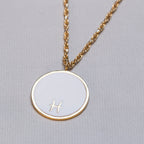 Astral Reversible Zodiac Necklace with Diamonds