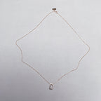 18ct Rose Gold Alphabet Necklace - D