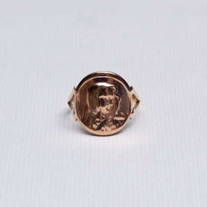 9ct Gold Virgin Mary Ring