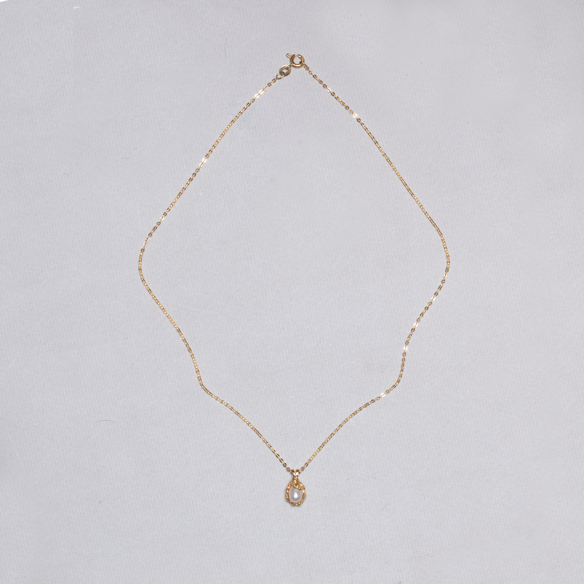Vintage Mikimoto Pearl and Gold Necklace