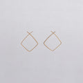 Gold Filled Square Earrings