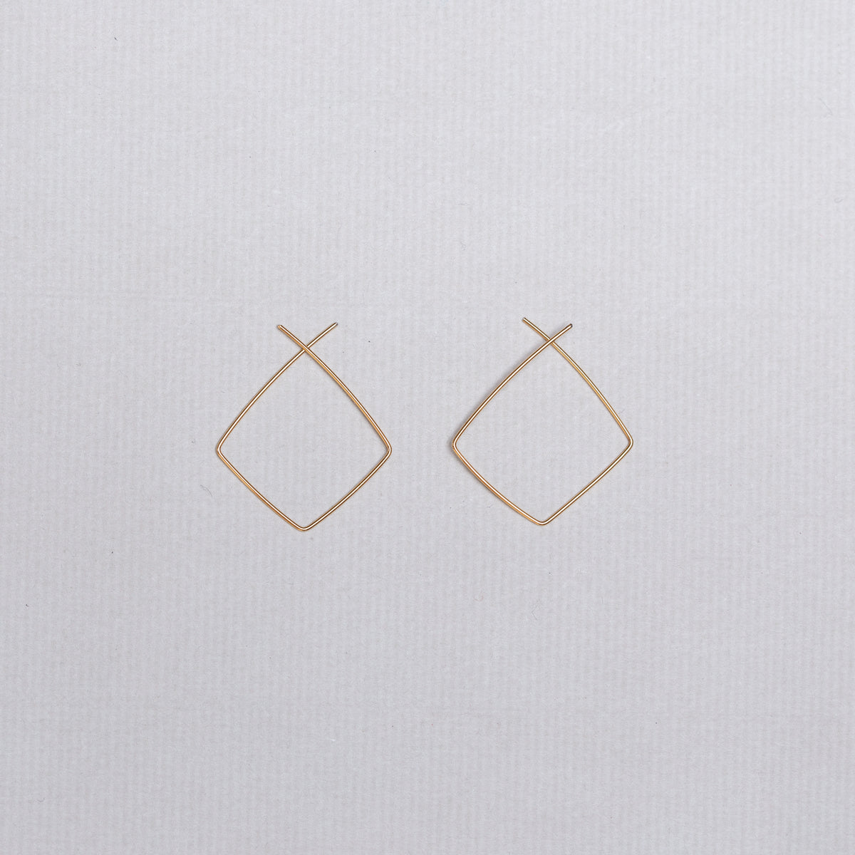 Gold Filled Square Earrings