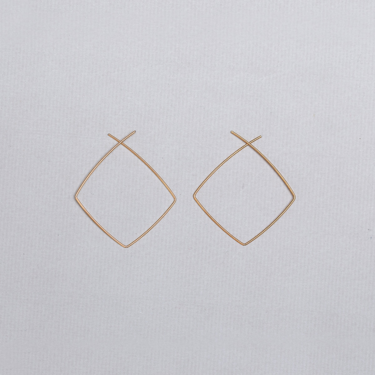 Gold Filled Square Earrings