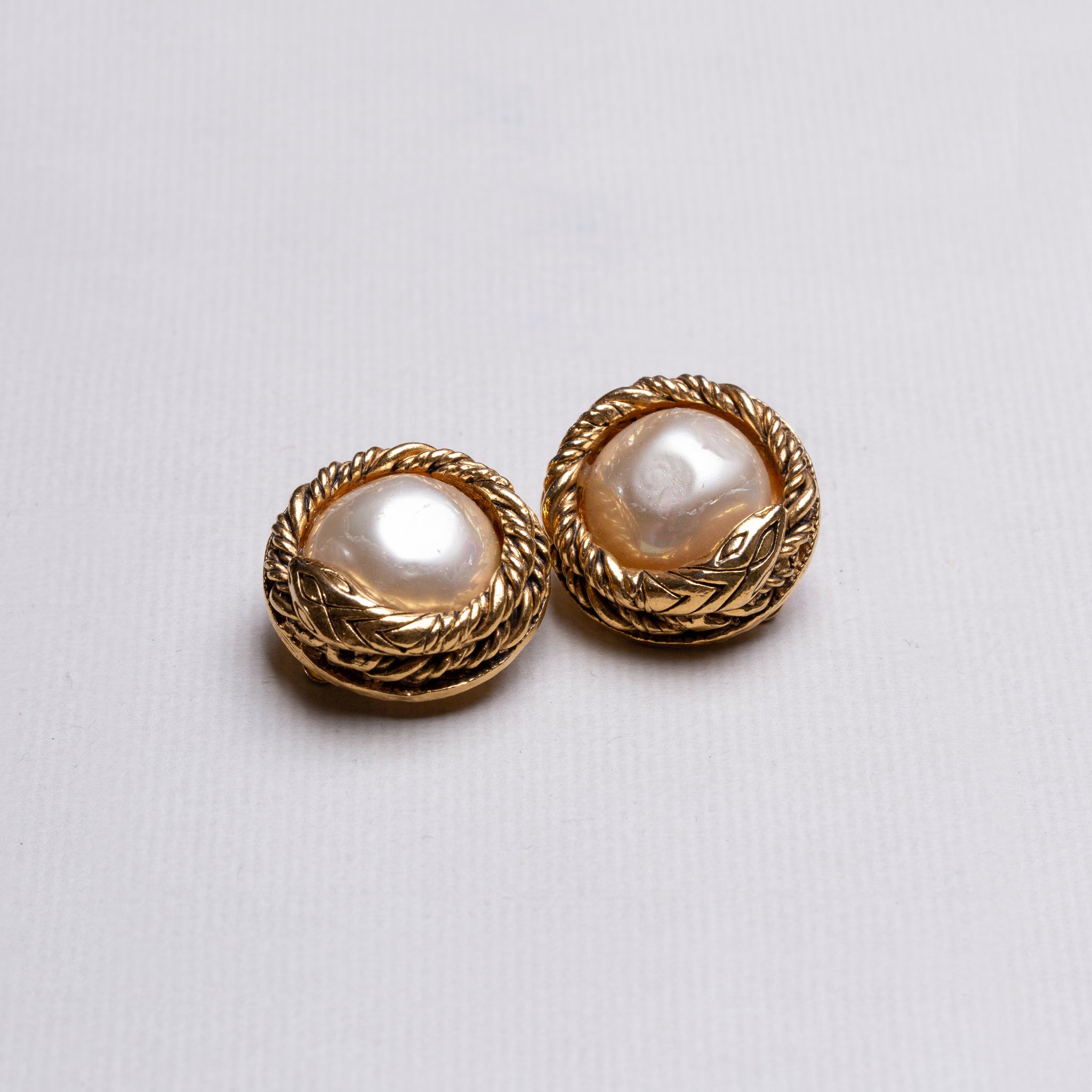 Chanel Pearl Earrings  Hayati