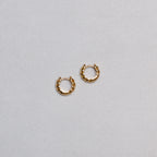 Twist & Shout Chunky Huggie Earrings