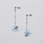 Vintage Flower Drop Earrings