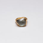 22ct Gold Ring with Aquamarine
