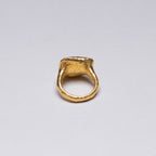 22ct Gold Ring with Aquamarine