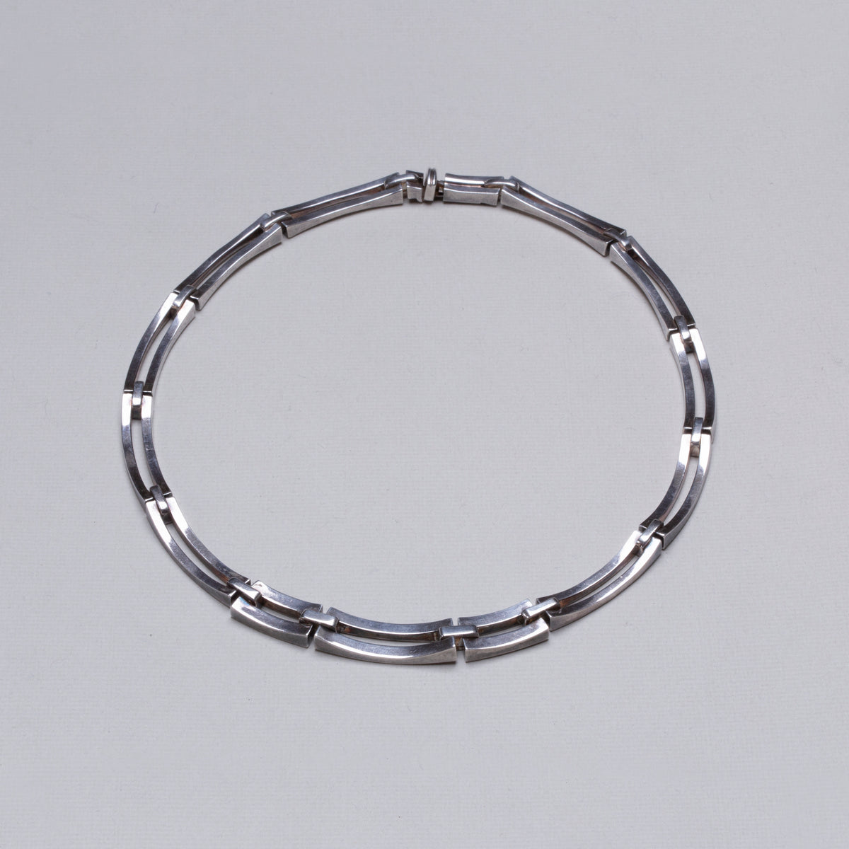 Vintage Sterling Silver Link Necklace