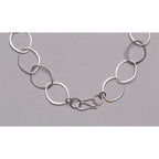 Sterling Silver Small Oval Necklace