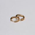 Gold-plated Huggie Hoop Earrings