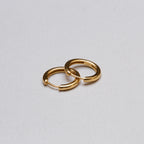 Gold-plated Huggie Hoop Earrings