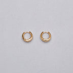 Bermuda Triangle Huggie Hoop Earrings