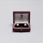 Vintage Asprey Pearl Stud Earrings
