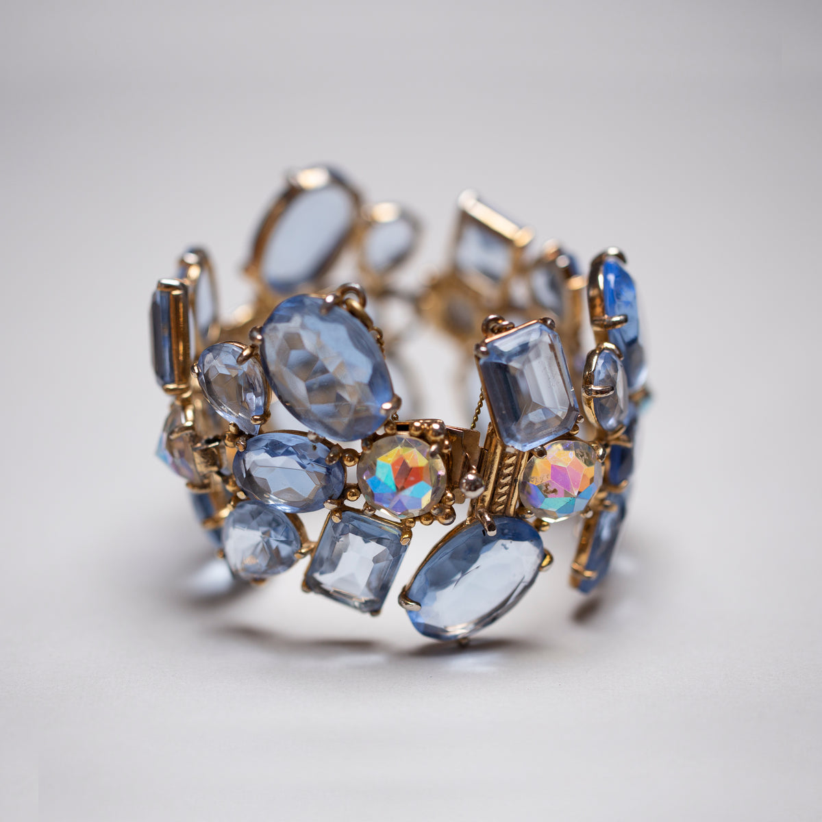 Set of Vintage Schiaparelli Bracelet and Earrings