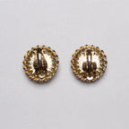 Vintage Sphinx Gold and Pearl Clip-on Earrings
