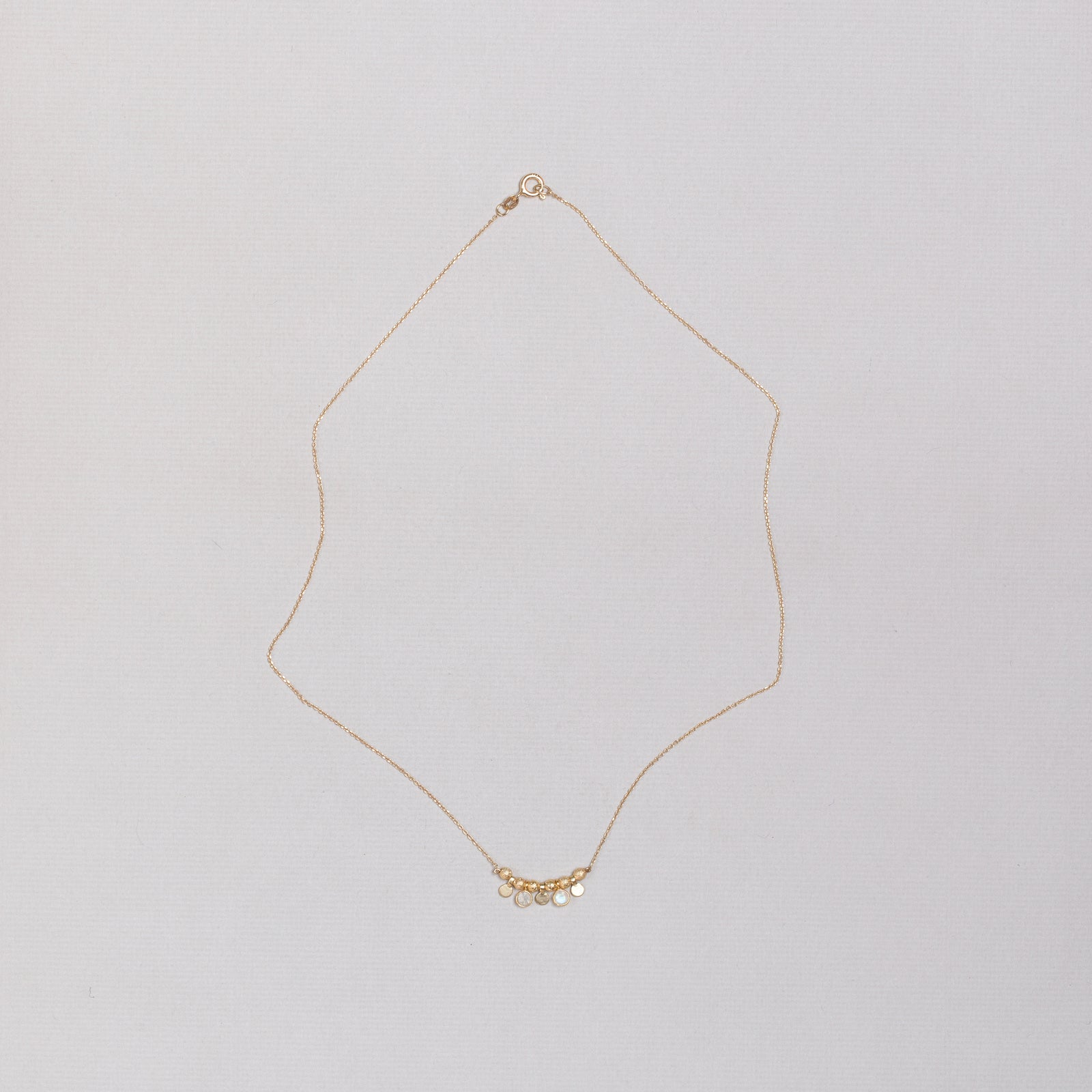 Gold-plated Moonstone Necklace