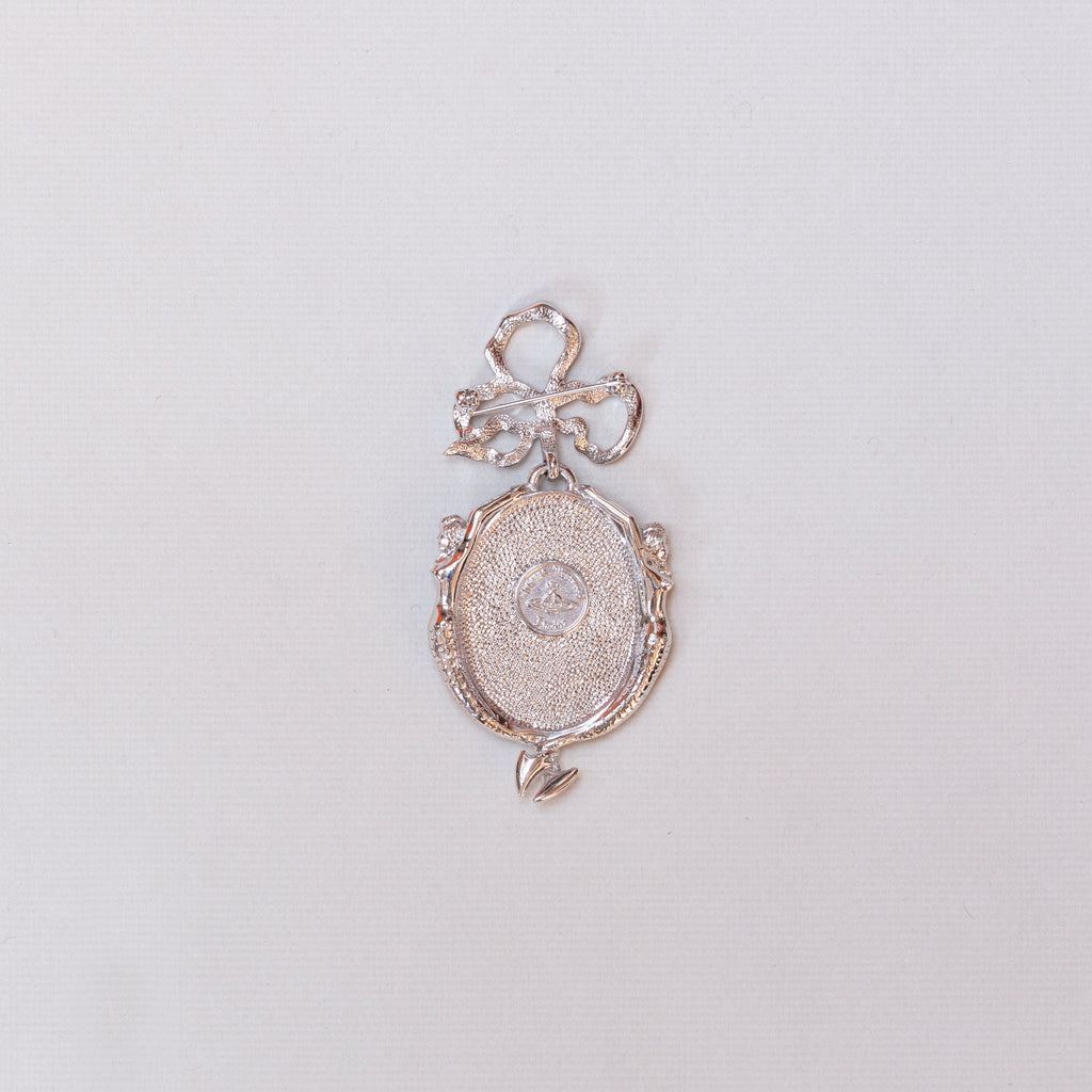 Vintage Vivienne Westwood Orb Brooch with Crystals