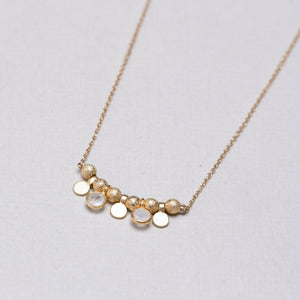 Gold-plated Moonstone Necklace