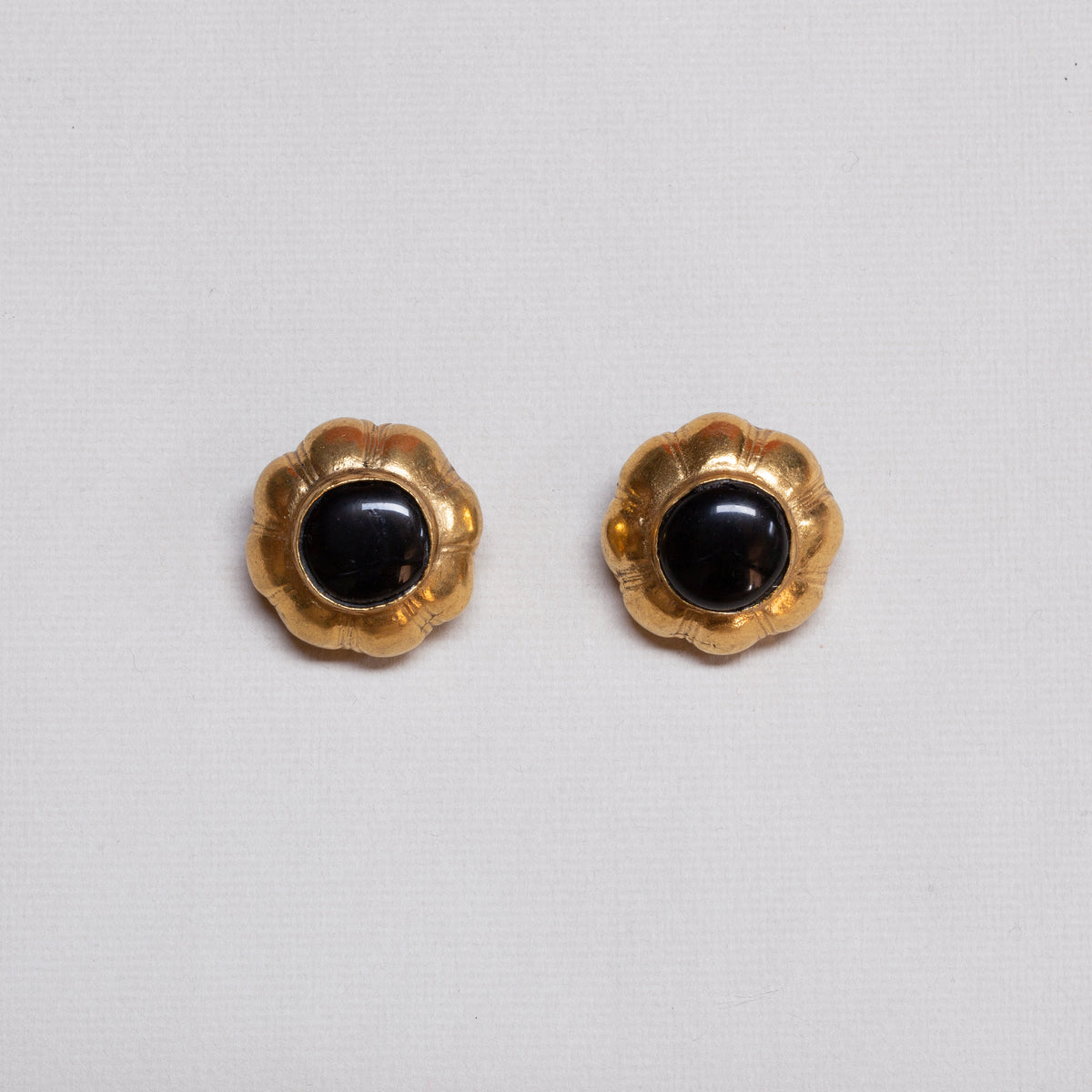 Vintage Chanel Gold Clip-on Earrings