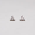 Silver Triangle Stud Cartilage Earring
