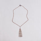 Vintage Links Sterling Silver Tassel Necklace