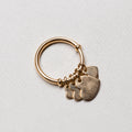 Vintage Dior Gold Heart Charm Ring