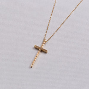 Vintage 18ct Gold Cross Chain Necklace