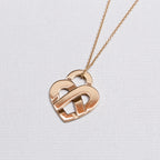 Poiray 18ct Gold Heart Charm Pendant "Cœur Entrelacé"