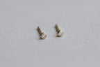 sparkly diamond blob earrings, also available at feltlondon.com