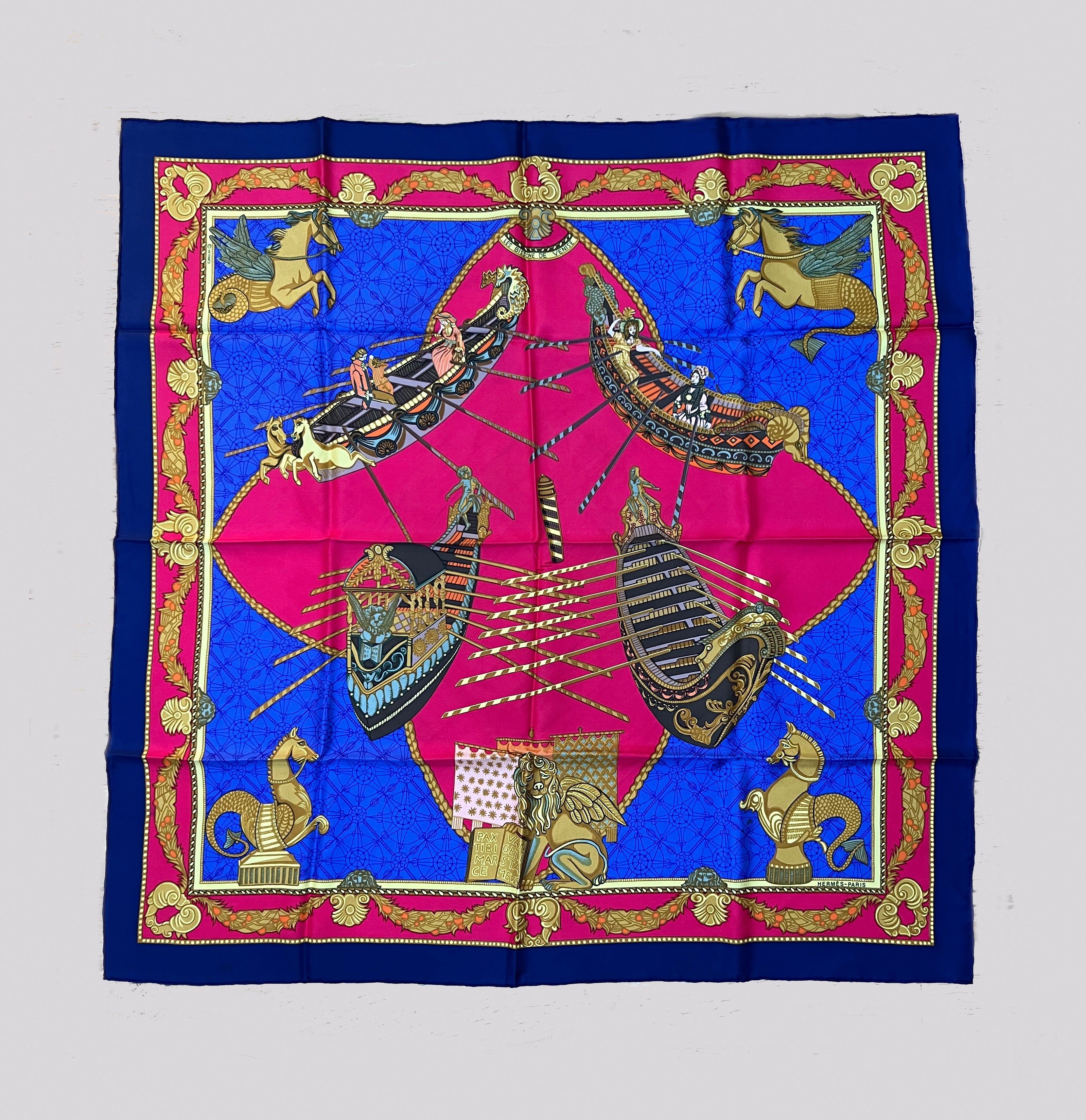 Vintage Hermes Silk Scarf 