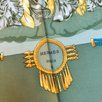 Vintage Hermès Silk Scarf "Mexique"