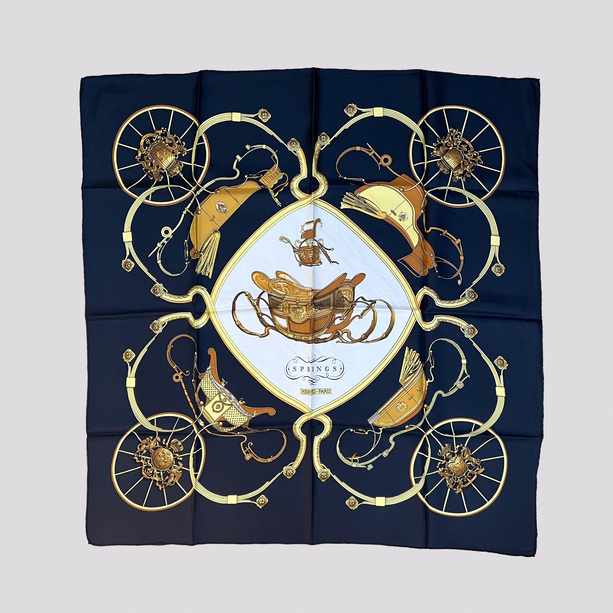 Vintage Hermes Silk Scarf 