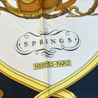 Vintage Hermes Silk Scarf "Springs" no.2